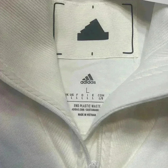 Adidas 1/2 zip sweatshirt size Large, NWT - Picture 4 of 8
